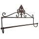 Grand Porte Serviette Mural de Cuisine ou Salle de Bain en Acier Marron 9x38x59,5cm