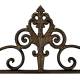 Grand Porte Serviette Mural de Cuisine ou Salle de Bain en Acier Marron 9x38x59,5cm