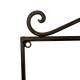 Grand Porte Serviette Mural de Cuisine ou Salle de Bain en Acier Marron 9x38x59,5cm