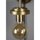 Lampe Murale Aden Brass Dutchbone Eclairage en Métal Couleur Laitonnée 18x20x28cm