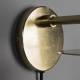 Lampe Murale Aden Brass Dutchbone Eclairage en Métal Couleur Laitonnée 18x20x28cm