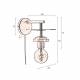 Lampe Murale Aden Brass Dutchbone Eclairage en Métal Couleur Laitonnée 18x20x28cm