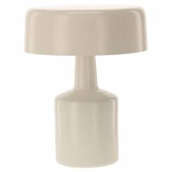 Lampe Otogno Athezza Lampe à Poser en Laiton Blanc Luminaire de Table Design 26x26x35cm