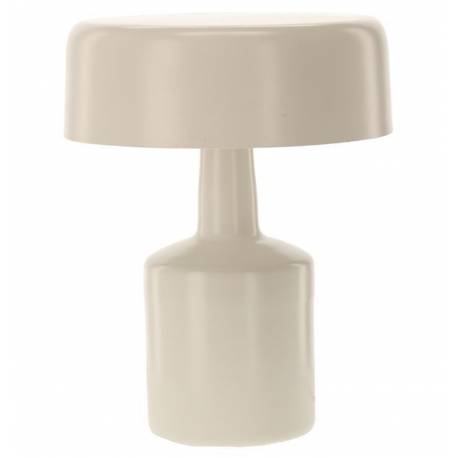 Lampe Otogno Athezza Lampe à Poser en Laiton Blanc Luminaire de Table Design 26x26x35cm