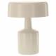Lampe Otogno Athezza Lampe à Poser en Laiton Blanc Luminaire de Table Design 26x26x35cm