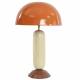 Lampe Sintra Nude Athezza Luminaire Champignon en Acier Tricolore Lampe à Poser Design 30x30x45cm