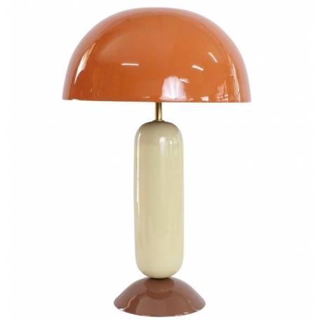Lampe Sintra Nude Athezza Luminaire Champignon en Acier Tricolore Lampe à Poser Design 30x30x45cm