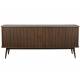 Buffet Barbier Zuiver Bahut Design Meuble TV MDF Placage Noyer 40x74,6x180cm
