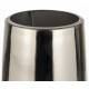 Lampe de Table Classy Chromée Zuiver Luminaire d'Ambiance de Table de Chevet en Acier Argenté 20x20x42cm