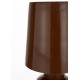 Lampe de Table Classy Terra Zuiver Luminaire d'Ambiance de Table de Chevet en Acier Rouge 20x20x42cm