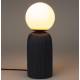 Lampe de Table Dash S Bleu Royal Zuiver Luminaire Tendance en Céramique et Verre Opale 15x15x38cm