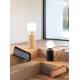 Lampe de Table Dash S Bleu Royal Zuiver Luminaire Tendance en Céramique et Verre Opale 15x15x38cm