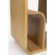 Etagère Seven S Zuiver Bibliothèque en Chêne Clair Support de Présentation de Design 40x60x60cm