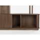 Bibliothèque Barbier Noyer Zuiver Etagère Design Meuble de Rangement 35x160x195cm
