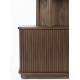 Bibliothèque Barbier Noyer Zuiver Etagère Design Meuble de Rangement 35x160x195cm