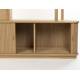 Bibliothèque Barbier Naturel Zuiver Etagère Design Meuble de Rangement 35x160x195cm