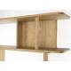 Bibliothèque Barbier Naturel Zuiver Etagère Design Meuble de Rangement 35x160x195cm