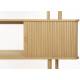 Bibliothèque Barbier Naturel Zuiver Etagère Design Meuble de Rangement 35x160x195cm