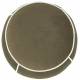 Pouf Marina Assise Ronde en Tissu Vert et Blanc Repose Pied Tabouret 45x45x48cm