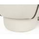 Banc Marina M Woody Assise d'Appoint en Tissu Blanc et Vert Bout de Lit 45,5x49x77,5cm
