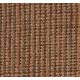 Pouf Staple Woody Tabouret Design en Bois et Tissu Terracotta Chiné Assise d'Appoint Cubique 40x40x45cm