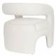 Fauteuil Nova Woody Assise de Salon en Bois et Assise Crème Sofa 1 Place Design 66x69x72cm