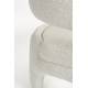 Fauteuil Nova Woody Assise de Salon en Bois et Assise Crème Sofa 1 Place Design 66x69x72cm