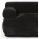 Canapé Rembrandt 3 Places Zuiver Sofa Modulaire en Pin et Tissu Brun Assises Contemporaines 68x97x316cm