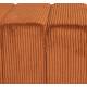 Banc Melvin GM Athezza Banquette Velours Côtelé Fox Bout de Lit Seventies 42x42x139cm