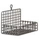 Porte-savon Mural en Acier Marron Support à Eponge Décoration Vintage pour Cuisine et Salle de bain 11,2x12,9x15,7cm