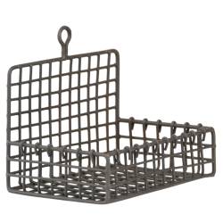 Porte-savon Mural en Acier Marron Support à Eponge Décoration Vintage pour Cuisine et Salle de bain 11,2x12,9x15,7cm