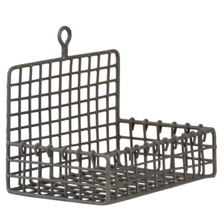 Porte-savon Mural en Acier Marron Support à Eponge Décoration Vintage pour Cuisine et Salle de bain 11,2x12,9x15,7cm