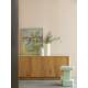 Buffet Bas Almira Woody Bois Finition Naturel et Pierre Frittée Meuble de Rangement 4 Portes Bahut 40x75x180cm