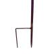 Superbe Pluviomètre à Piquer Tuteur Plante Décoration de Jardin Motif Corbeaux en Fer Patiné et Tube en Verre 23x29x130cm