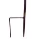 Superbe Pluviomètre à Piquer Tuteur Plante Décoration de Jardin Motif Corbeaux en Acier Patiné et Tube en Verre 12x30x140cm