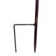 Superbe Pluviomètre à Piquer Tuteur Plante Décoration de Jardin Motif Chouettes en Fer Patiné et Tube en Verre 17x36x135cm