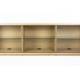 Buffet Barbier Zuiver Bahut Design Meuble TV MDF Placage Frêne 40x74,6x180cm