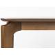 Table basse Savone Dutchbone Table de salon placage noyer Plateau rectangulaire 40x60x120cm