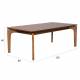 Table basse Savone Dutchbone Table de salon placage noyer Plateau rectangulaire 40x60x120cm