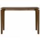 Console Savone Dutchbone Enfilade Haute Placage Noyer Mobilier d'Appoint Plateau Rectangulaire 40x80x120cm