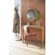 Lot de 2 Chaises Sunrise Zuiver Duo d'Assise de Table en Bois de Hêtre et Tissu Rouge Style Scandinave 48,2x52,3x81,5cm