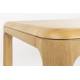 Table de Repas Oever Zuiver Table en Bois Finition Naturelle Plateau Rectangulaire 75x90x180cm
