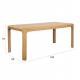 Table de Repas Oever Zuiver Table en Bois Finition Naturelle Plateau Rectangulaire 75x90x180cm