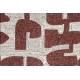 Lot de 2 Chaises Ridge Deco Symbols Zuiver Duo de Chaises en Acier et Tissu à Symbole Design Retro 48x50x85cm