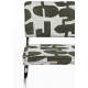 Lot de 2 Chaises Ridge Kink Deco Symbols Zuiver Duo de Chaises en Acier et Tissu à Symbole Design Retro 48x50x85cm