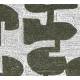 Lot de 2 Chaises Ridge Kink Deco Symbols Zuiver Duo de Chaises en Acier et Tissu à Symbole Design Retro 48x50x85cm