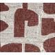Lot de 2 Fauteuils de Table Ridge Deco Symbols Zuiver Duo d'Assise en Acier et Tissu à Symbole Design Retro 48x60x85cm