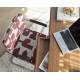 Lot de 2 Fauteuils de Table Ridge Deco Symbols Zuiver Duo d'Assise en Acier et Tissu à Symbole Design Retro 48x60x85cm
