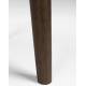 Banc Elroy Dutchbone Assise Longue en Hévéa Finition Foncée Mobilier Style Mid-century 35x46x160cm