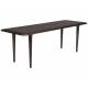Table Basse Elroy L Dutchbone Table de Salon Guéridon Rectangulaire Mobilier Vintage 38x38x110cm